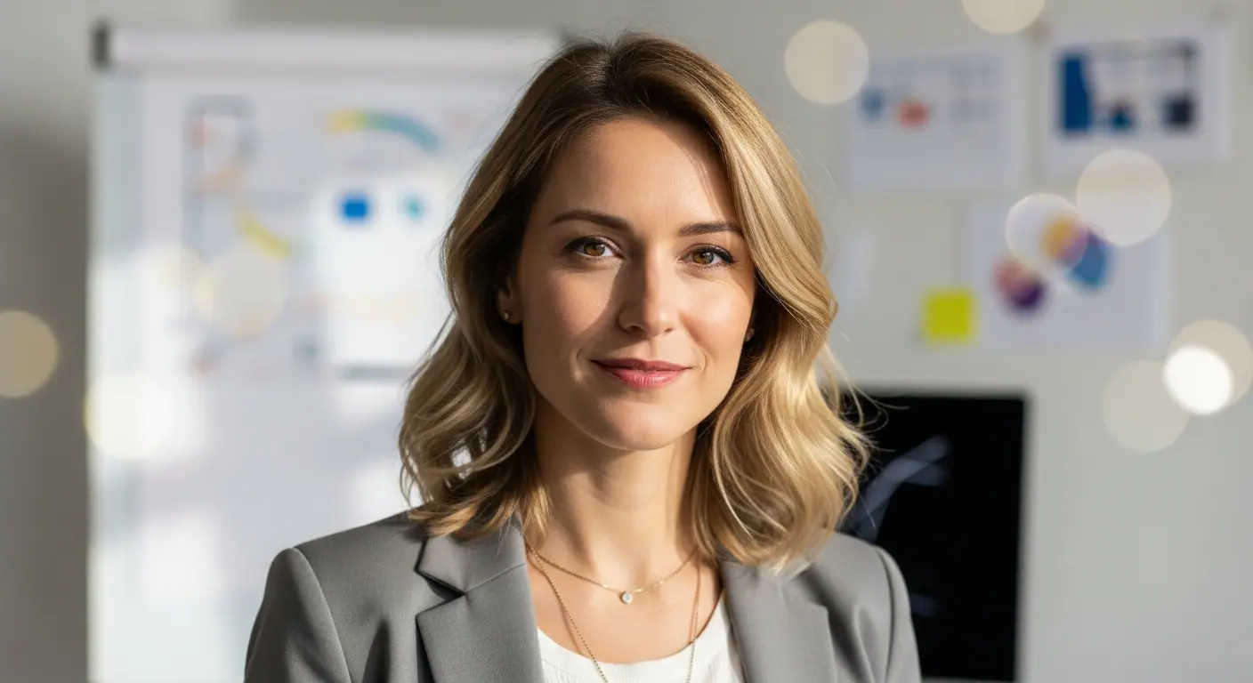 Portrait professionnel de la UX designer