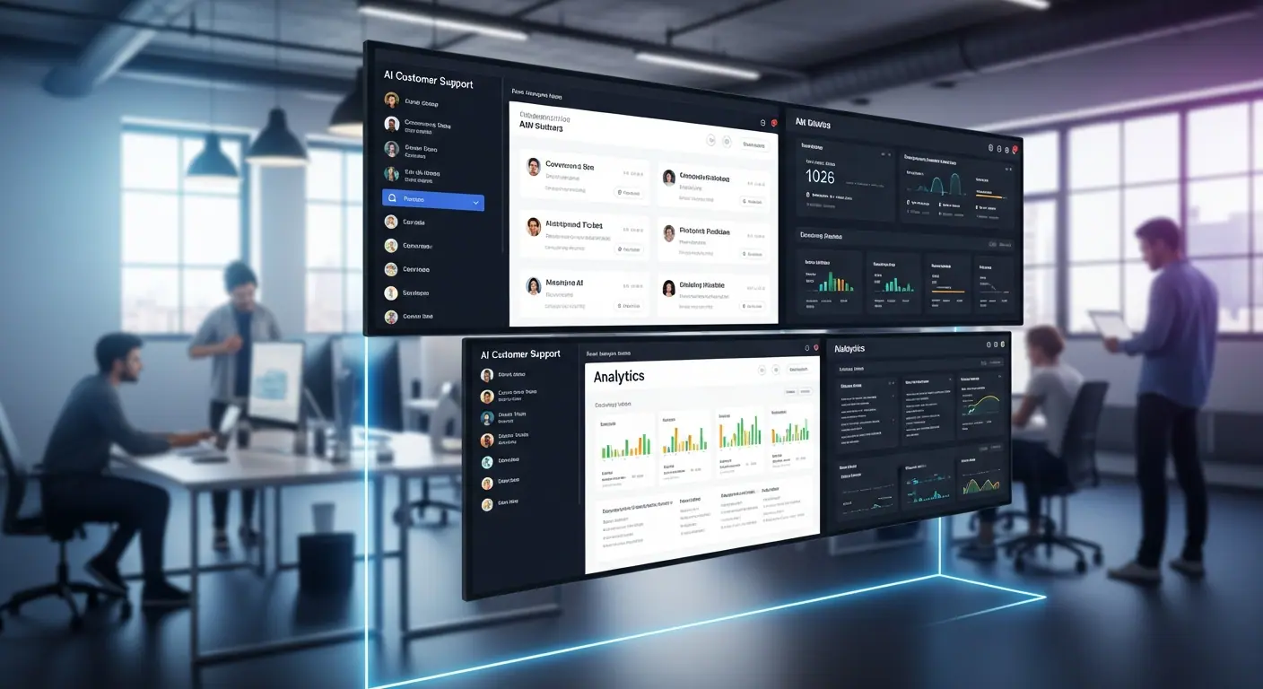 Interface d'agent IA pour support client automatisé