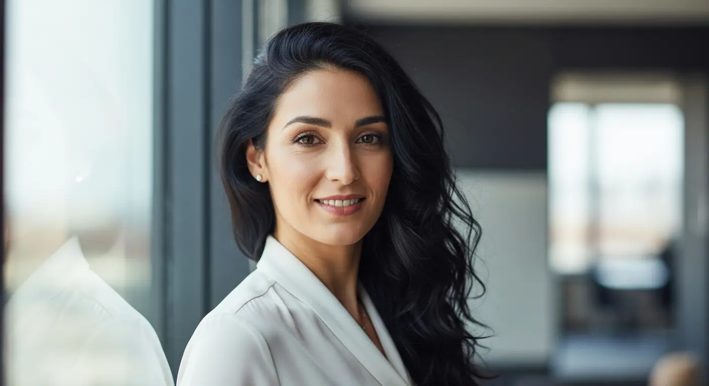 Portrait professionnel de la consultante senior