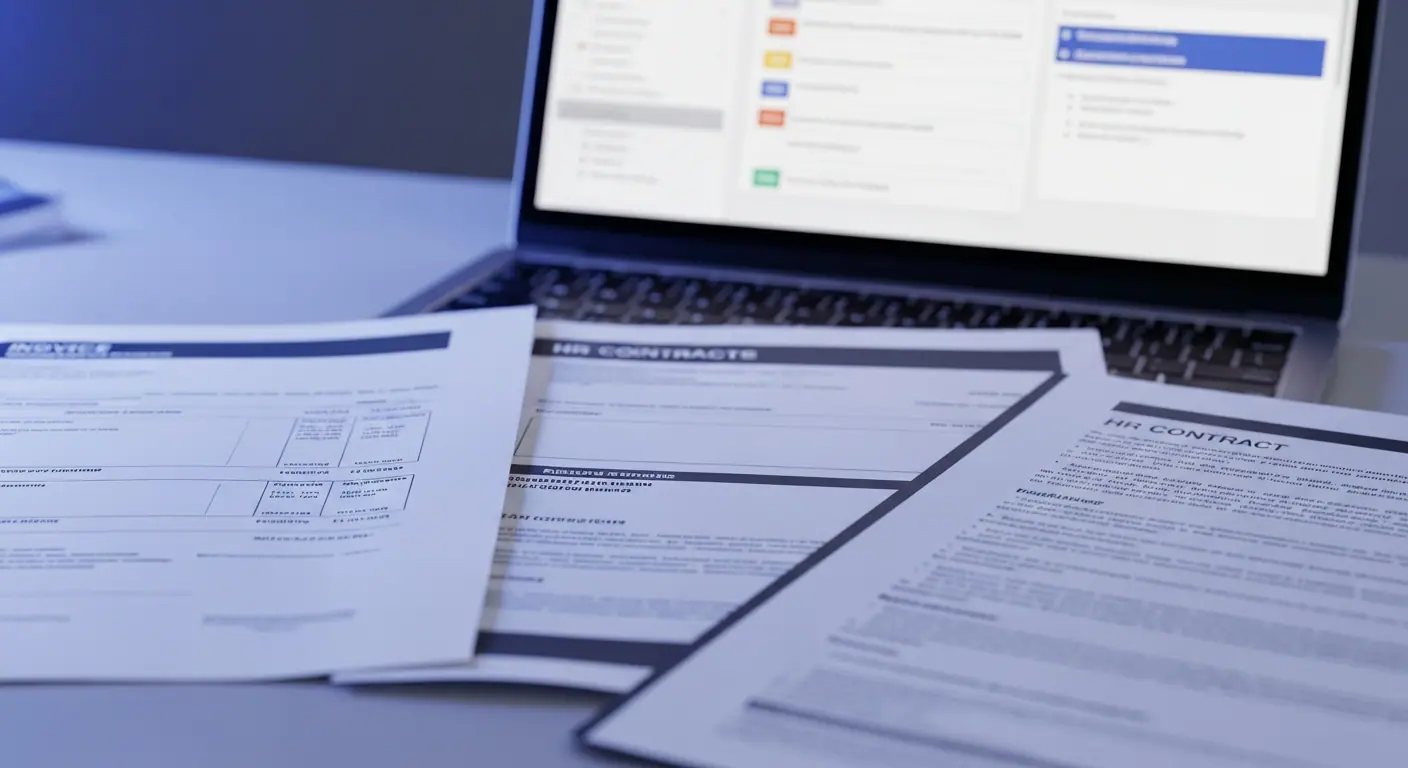 3. Traitement documentaire : factures, contrats, pièces RH